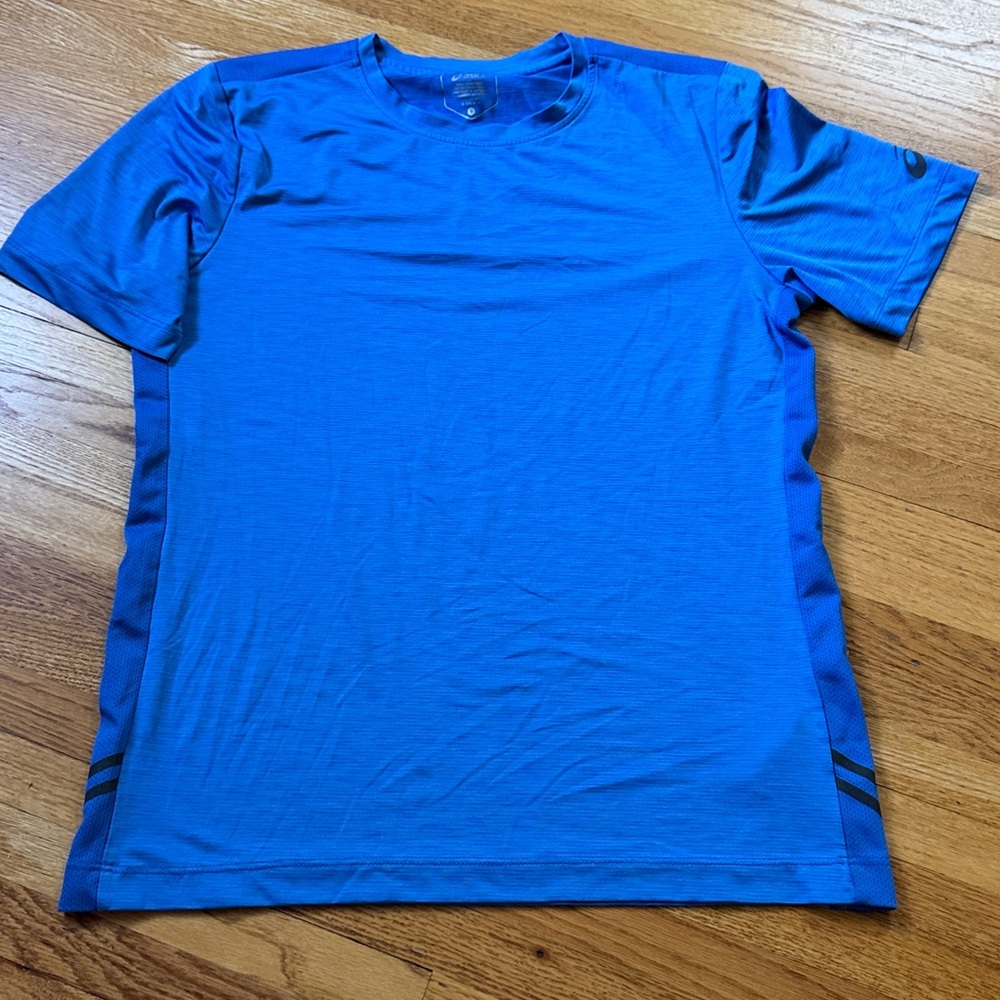 Asics Bright Blue Performance Tee